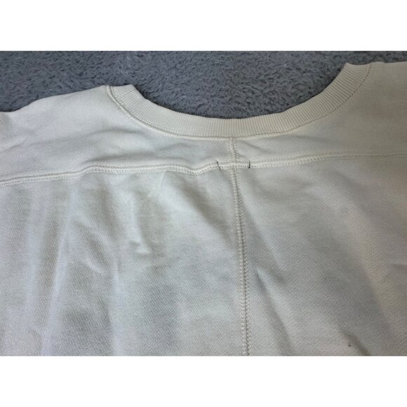 True Religion Womens L Cream Sweatshirt Casual Long Sleeve Soft Cozy Comfy Y2K - Picture 13 of 16